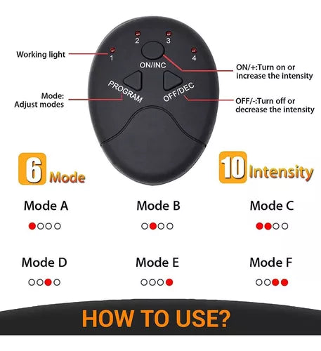 Parche De Entrenamiento Muscular Para Glúteos Ems